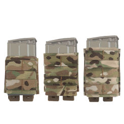 Tactical Single Mag Pouch 7.62 M4 AR15 Molle System Camo Mag Pouches Airsoft Hunting Vest Belt  Paintball Accessories