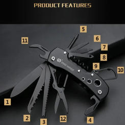 Newest Functional Swiss 91mm Folding Knife Stainless Steel Multi Tool Army Knives Pocket Hunting Outdoor Camping Survival Knives