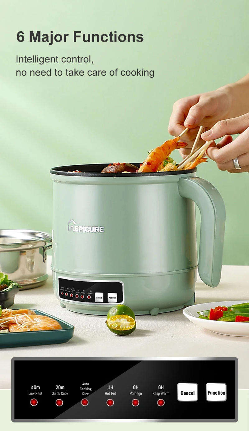 Description Picture 4 of itemElectric Rice Cooker Single Double Layer 220V Multi Cooker Non-Stick Smart Mechanical MultiCooker Steamed Rice Pot For Home EU