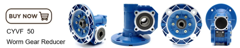 Description Picture 4 of itemCY Automan High Torque CNC Worm Gearbox Worm Speed Reducer NMVF 040 CYVF40 Input 14/11mm Output 18mm Ratio 5:1/100:1