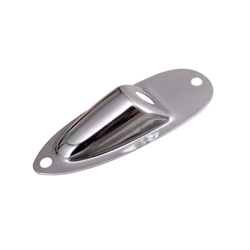 Description Picture 5 of itemGuitars Jack Plate Socket For Fender Style Electric Guitars Chrome Black Gold 70mm Screw Hole Distances Instrument Parts