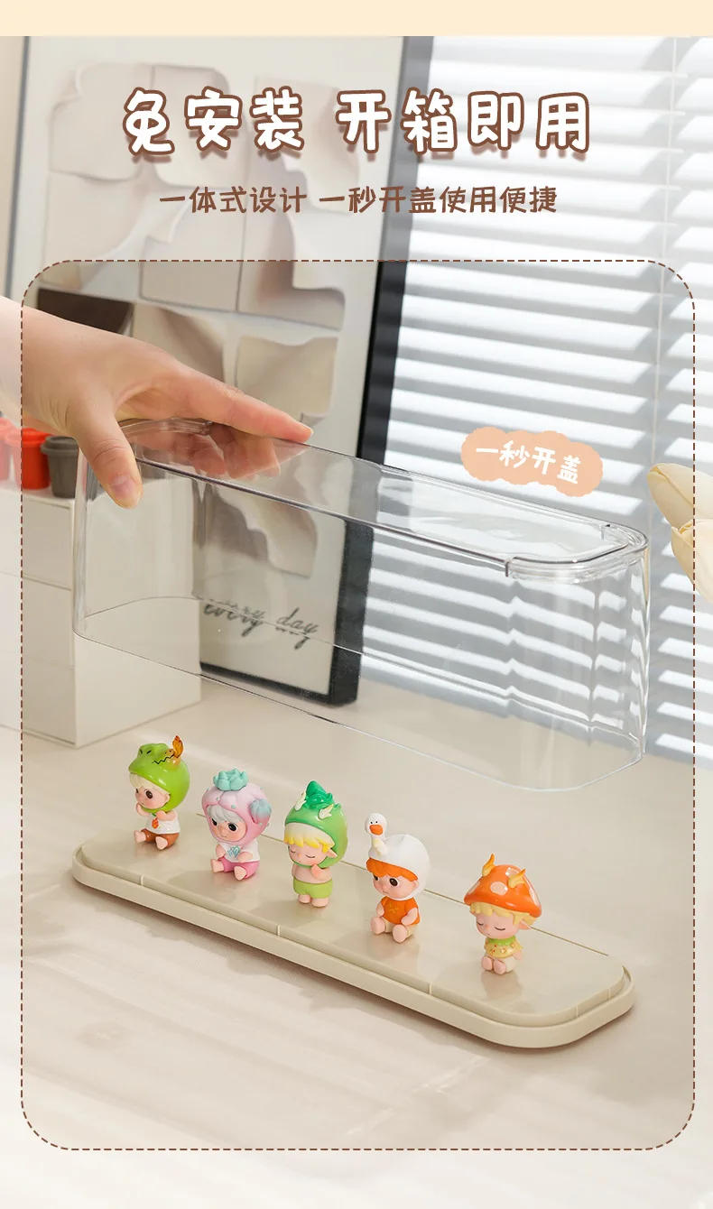 Description Picture 4 of itemFigure Storage Box for Figures Acrylic Transparent Ornaments Dust Proof With Lid Boxes Organizer Locker Blind Display Action