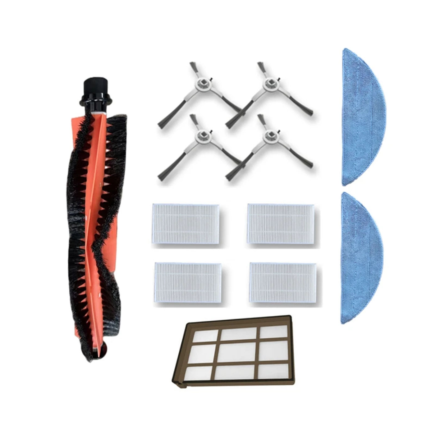 Description Picture 2 of itemRobot HEPA Filter Side Brush Roll Brush Mop Cloth for ABIR X5,X6,X8 Robotic Vacuum Cleaner Spare Parts Accessories Replacement