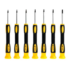 Reliable Torx Screwdriver Set for Xbox/360 Controllers PS3 Cell Phones 7pcs T3 T10H Screwdriver Removal Tool Efficient Repair