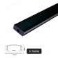U Shape Black Cover