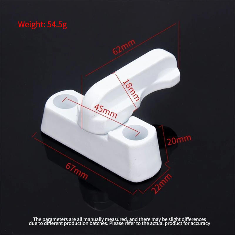 Description Picture 4 of item5PCS Plastic+Stainless Steel+Zinc Alloy UPVC Child Safe Security Window Door Sash Lock Safety Lever Handle Sweep