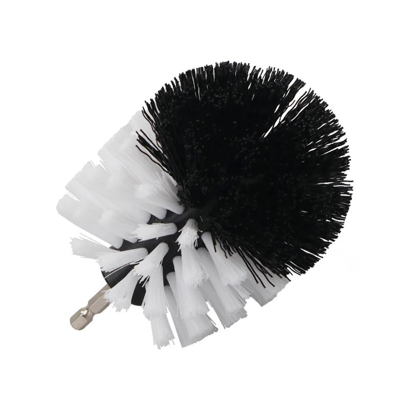 Description Picture 5 of item2/3.5/4/5'' Brush Attachment Power Scrubber Drill Brush Nylon Stain Polisher Bathroom Kit with Extender Universal Cleaning Tools
