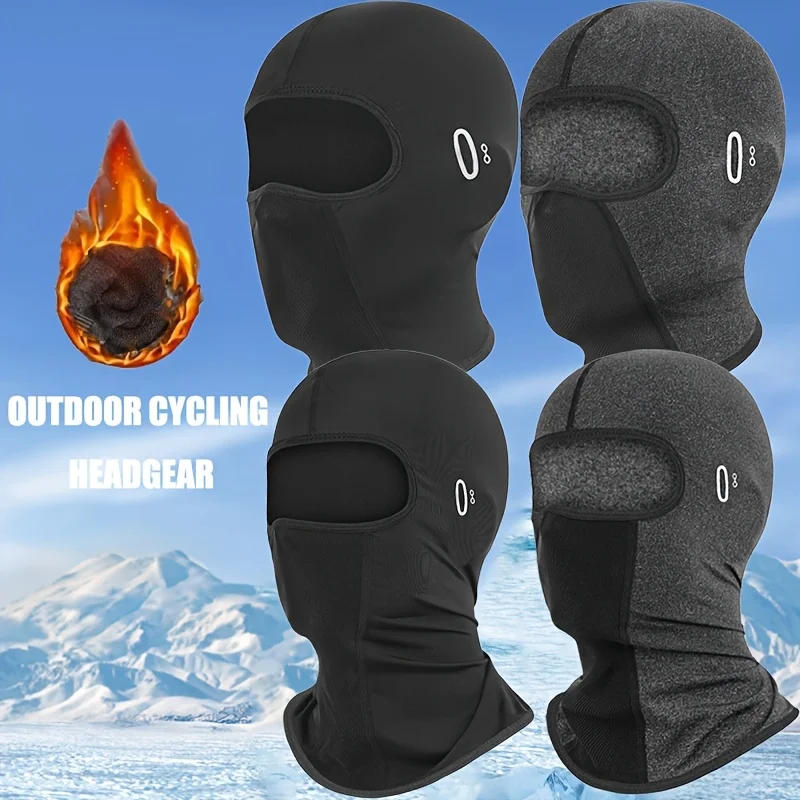 Description Picture 2 of itemWinter Warm Cycling Mask Breathable Thermal Biking Mask Windproof Motorcycle Helmet Balaclava Neck Cover Men Women Ski Mask