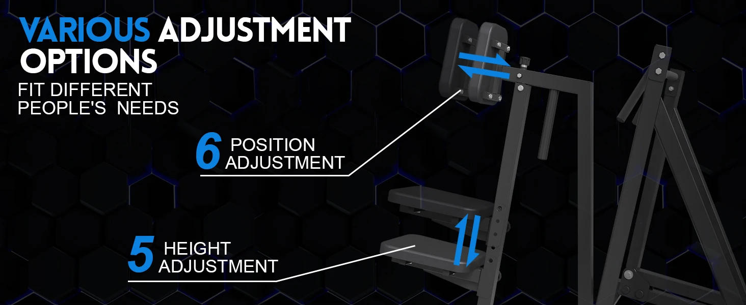 Description Picture 6 of itemRow Machine, Plate Loaded Back Machines Home Gym Back Row Machine, Leverage Row Machine with Independent Arms & Multi Grips, LAT
