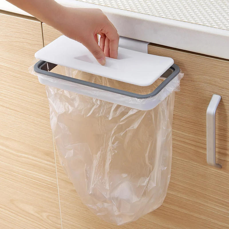 Description Picture 2 of itemPortable Kitchen Garbage Hanging Bag Kitchen Plastic Trash Storage Rack Hanger Drying Shelf Holder Home Kitchen Organization
