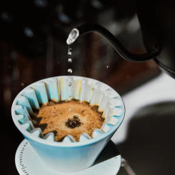 Coffee Filter Cup Ceramic Wave Coffee Dripper Brew Drip Filter Type Coffee Utensils Gradient Color