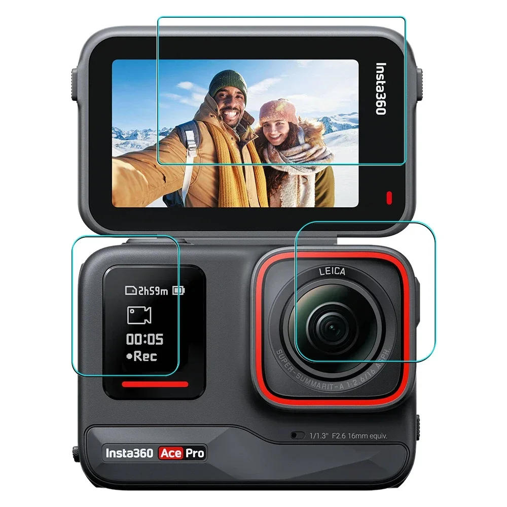 Description Picture 2 of itemUltra Clear Screen Protector for Insta360 ACE Pro Anti-scratch Protective Film for Insta360 ACE Camera Lens Film Tempered Glass