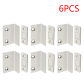 6PCS White