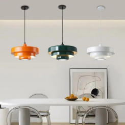 Modern LED Pendant Light Creative Macaron Living Room Pendant Light Bedroom Restaurant Indoor Decorative Lighting Fixtures