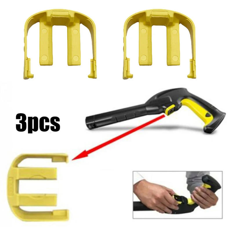 Description Picture 3 of item3PCS C Clip Replacement For Karcher K2 K3 Car Wash Quick Coupler  C Clip Home Pressure Power Washer Cleaning Tool Parts