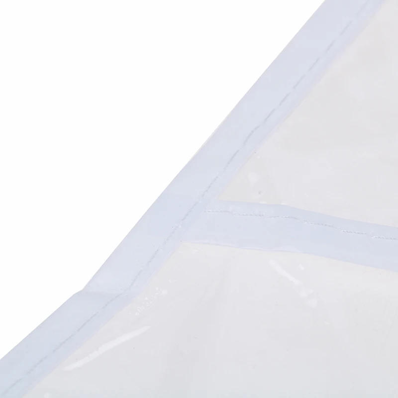 Description Picture 4 of itemCreative Men Women Unisex Plastic Rain Visor Hat Foldable Kids Hiking Fishing Waterproof Windproof Hair Protection Cap