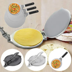 16/20cm Tortilla Press Maker Aluminium Alloy Manual Pressing Tools Kitchen Bakeware Cooking Accessories Round Pizza Spatula