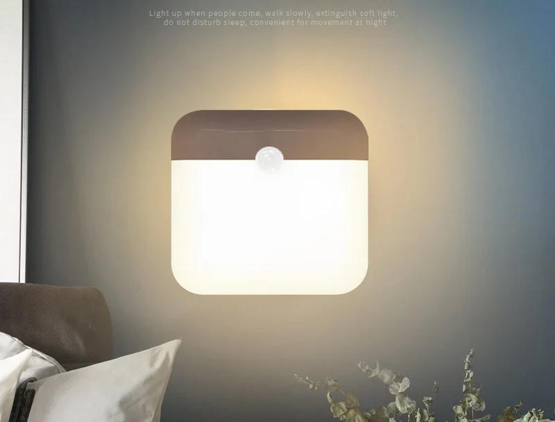Description Picture 2 of itemRechargeable LED Night Light Motion Sensor Light USB Closet Light Wireless Night Lamp LED Wall Lamp For Stair Closet Kitchen Bed