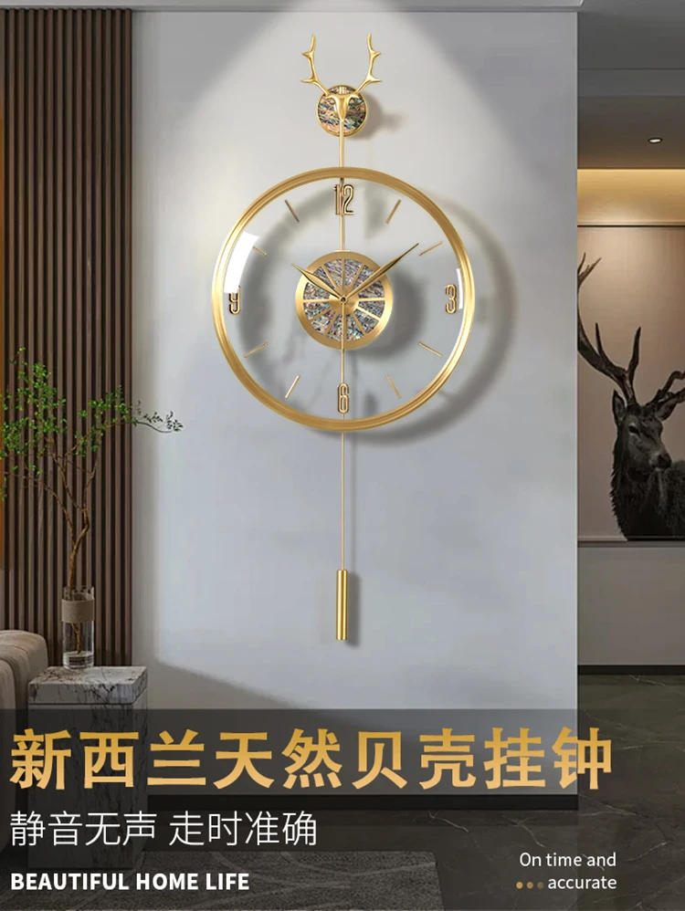Description Picture 2 of itemMinimalist Glass Wall Clocks Modern Luxury Stylish Silent Wall Clocks Living Room Nordic Orologio Da Parete Home Decoration