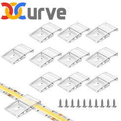 10mm PCB LED Light Strip 10 Pcs Clip with Screw for WS2812B WS2811 FCOB COB SK6812 RGBW Wire Bundle Holder Tie Mount Connectors