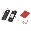 Magnetic Steel Catch Latch Ultra Thin For Door Cabinet Cupboard Closer With Screw For Closet Cupboard Furniture Hardware