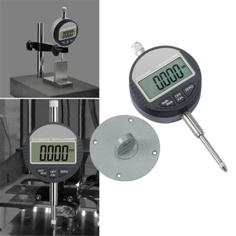 Description Picture 2 of item0.001mm Electronic Micrometer 0.00005" Digital Dial Indicator 0.001mm  0-12.7mm/1inch Test Indicators Electronic Indicator Gauge