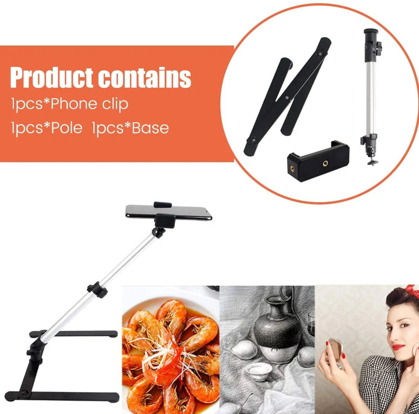 Description Picture 6 of item26Cm Video Youtube Fill Ring Light Lamp Live Cook Photography Lighting Phone Ringlight Tripod Stand Led Selfie Remote