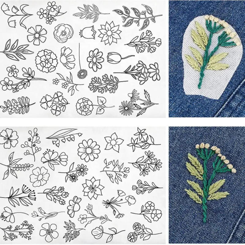 Description Picture 4 of itemStitching Embroidery Paper Water Soluble Embroidery Stick Pattern Stabilizer Sewing DIY Handmade Embroidery Crafts Accessories