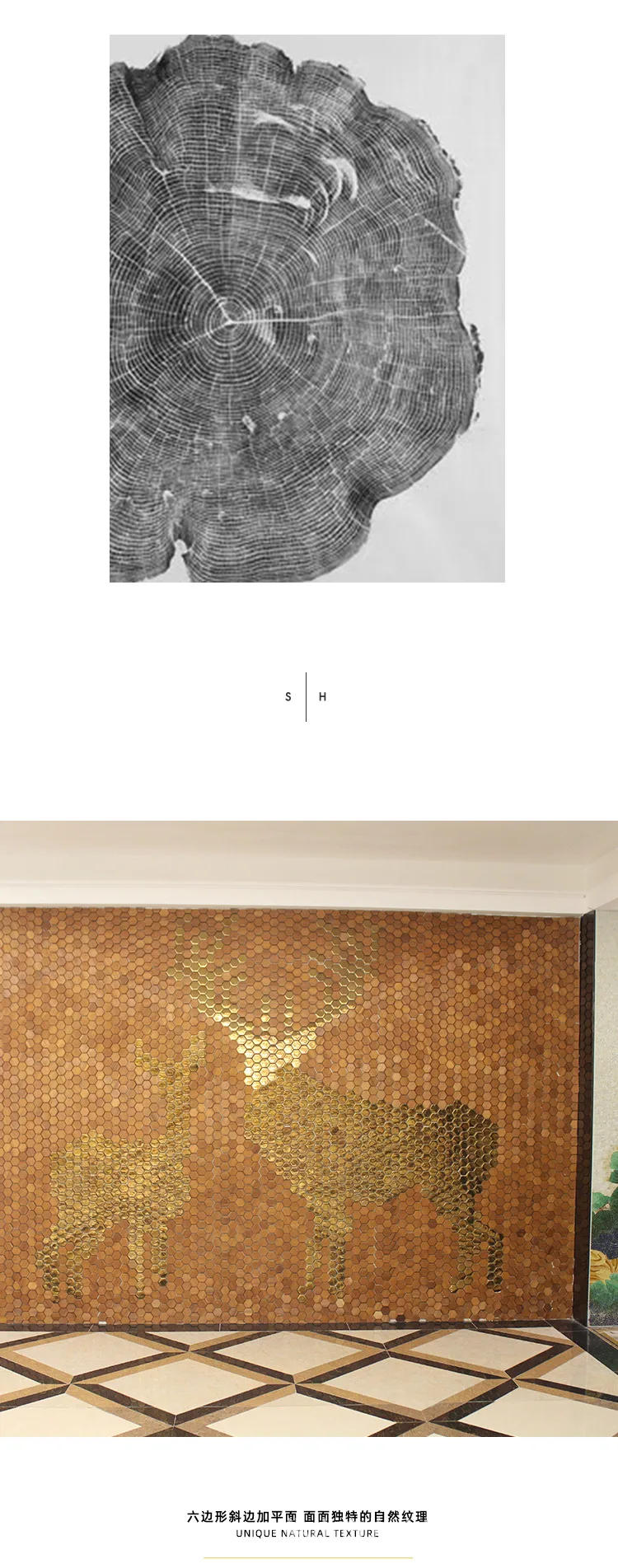 Description Picture 6 of itemWalnut Wood Wallpaper Sticker - Self Adhesive 3D Textured Wall Mural for Living Room, Home Decor, Bedroom, Partition