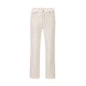 23SS   High Quality White Jeans Men Women EU Size Heavy Fabric Fashion High Street Pants Four Seasons Genshin Impact