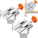 Useful Stainless Steel 90° Right Angle Clip DIY Framing Welding Wood Tool Corner Clamp Locator Firm Clamping Right Angle Clamps