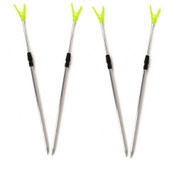 4pcs Fishing rod bracket Adjustable New Small And Light Durable Telescopic Fishing Tool