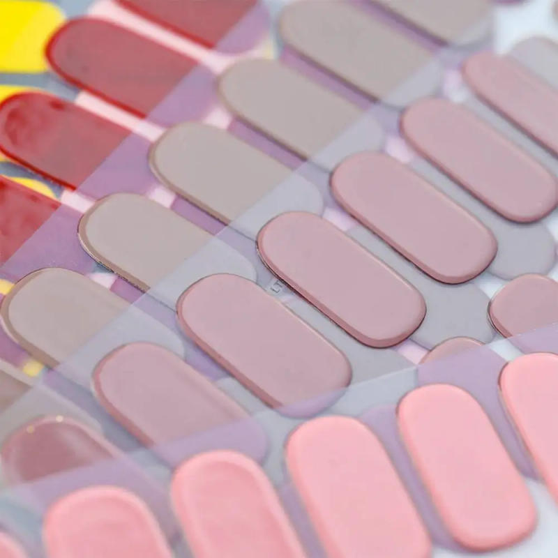 Description Picture 4 of item16Tips 5D Full Cover Nail Stickers UV Semi-Cured Gel Nail Wraps Sticker Fashion Nail Polish Nail Art Sticker Extension Patch