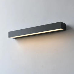 12W 18W 30W LED Wall Lamp Outdoor Waterproof Strip Wall Lights Porch Sign Lighting Courtyard Garden Decor Light Fixture Aluminum