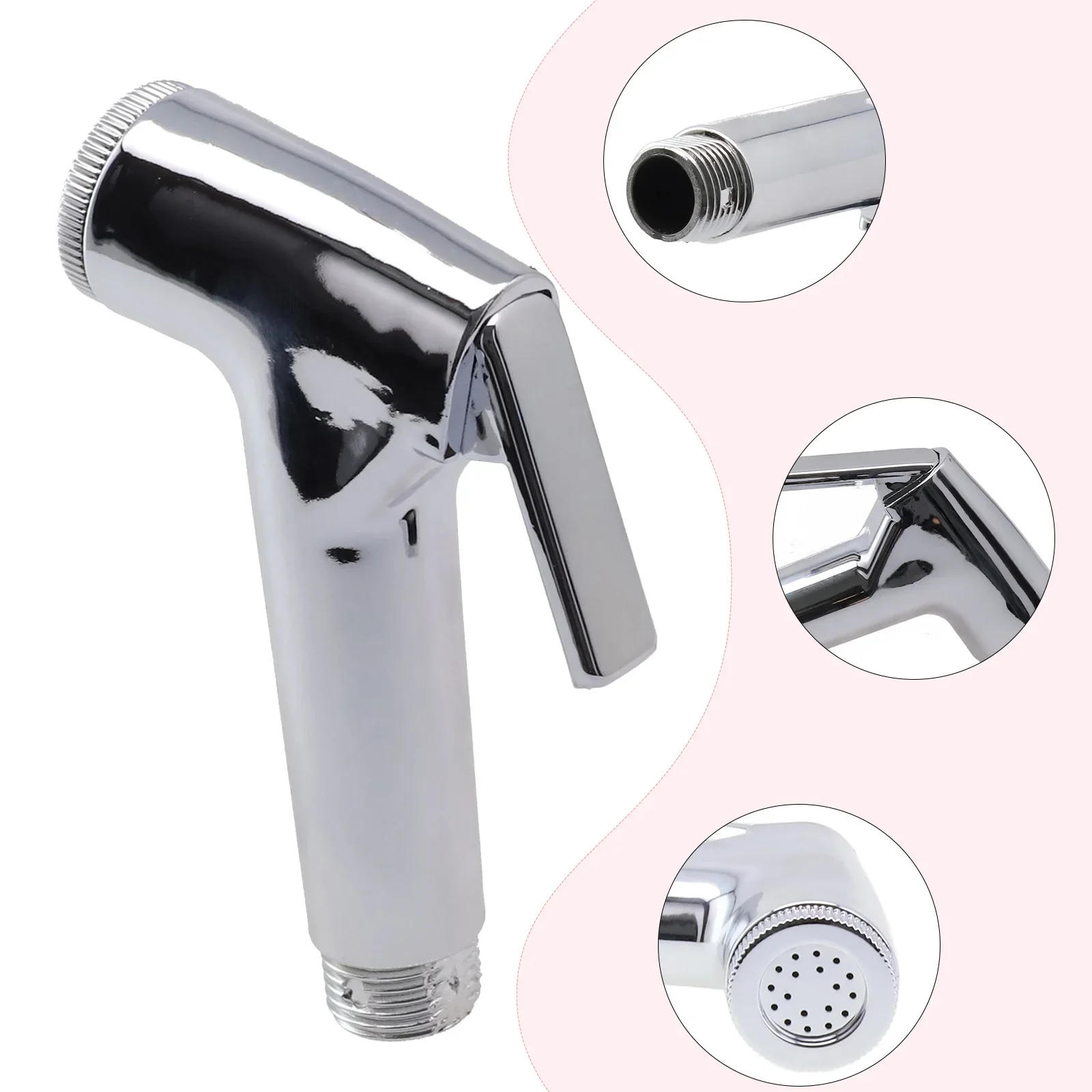 Description Picture 6 of item1PC Bidet Toilet Sprayer Head Handheld Bidet Faucet Spray  For Sanitary Shattaf Shower Head Self Cleaning Accessories