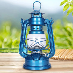 Vintage Fuel Camping Lanterns Metal Kerosene Lantern Hurricane Table Lamps with Handle for Patio Decoration