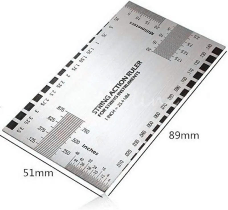 Description Picture 5 of itemString Action Ruler Gauge Guitar Repairing Tool for Luthier Fit for Guitar Ukulele Bass Banjo Mandolin