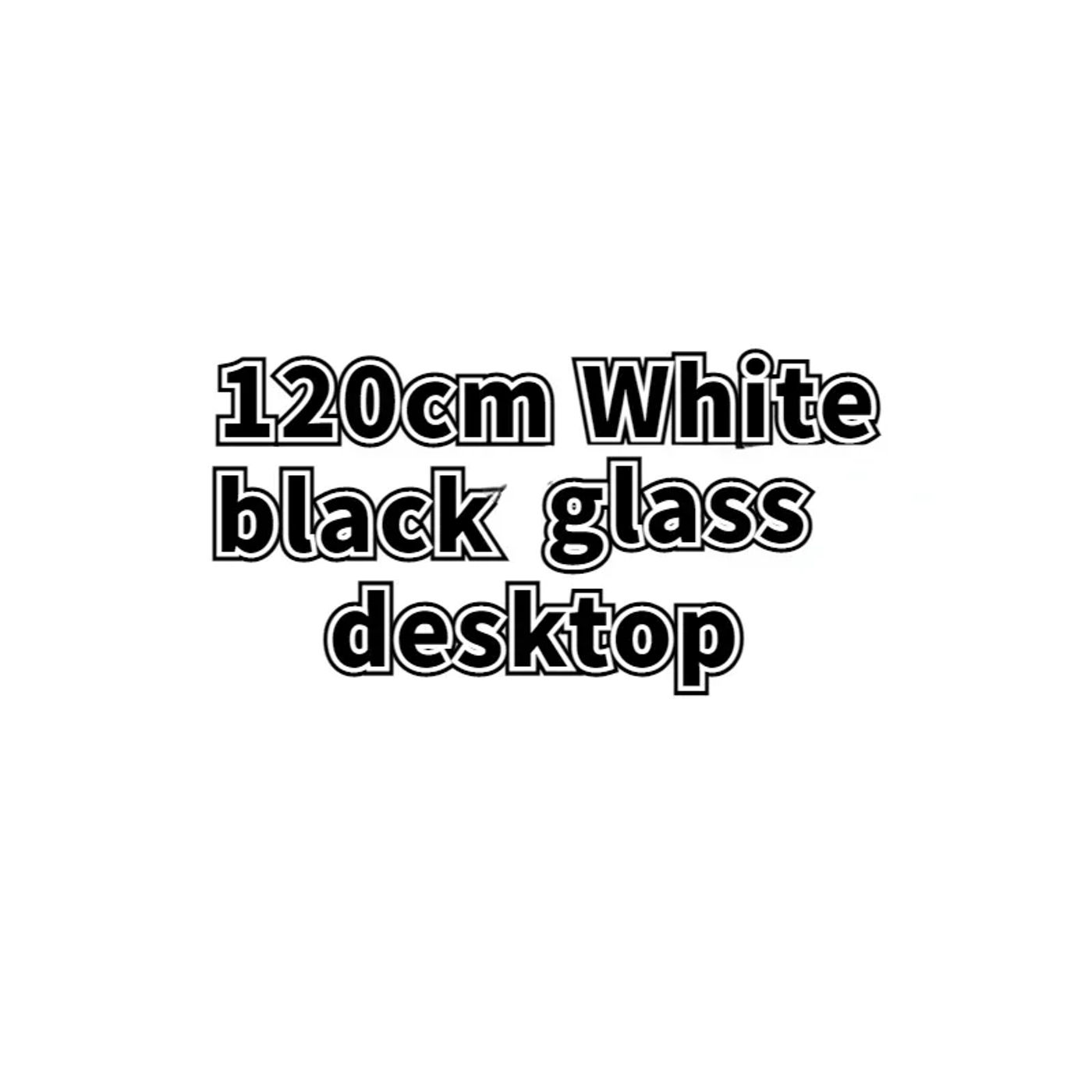 120cm White black A