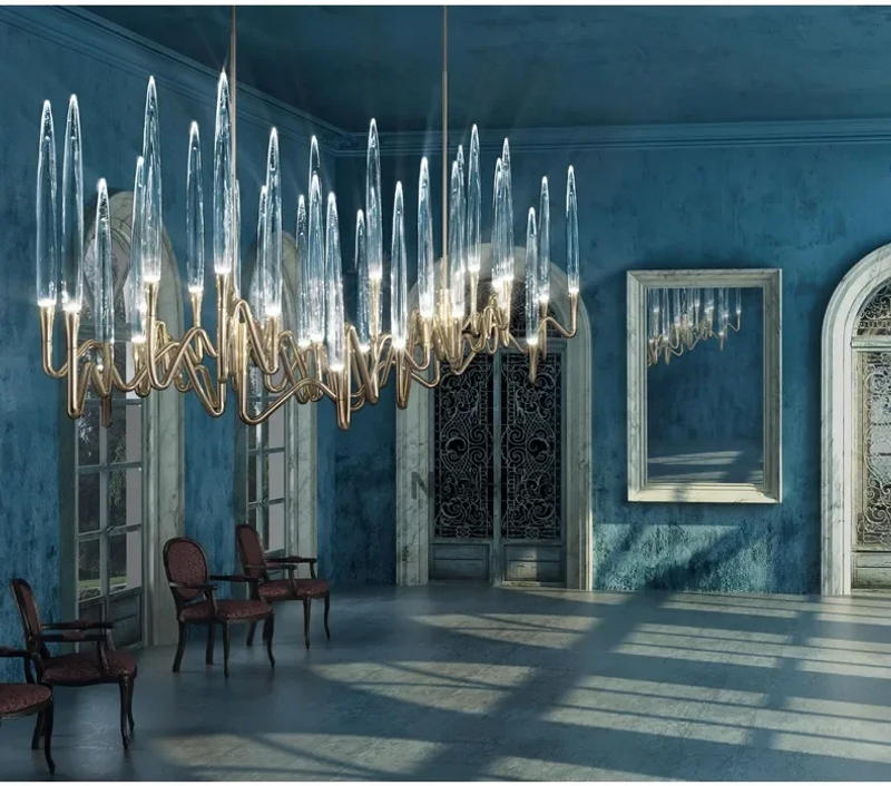 Description Picture 6 of itemModern Candle Chandelier Luxury LED Crystal Chandelier Pendant Light for Living Room Bedroom Lights Fixtures