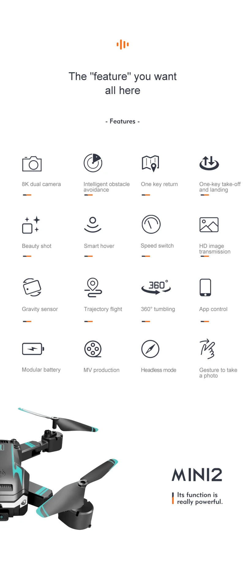 Description Picture 3 of itemNew S6 Max Drone 8k Profesional 4K HD Camera Obstacle Avoidance Aerial Photography Optical flow Foldable Quadcopter Sell Apron