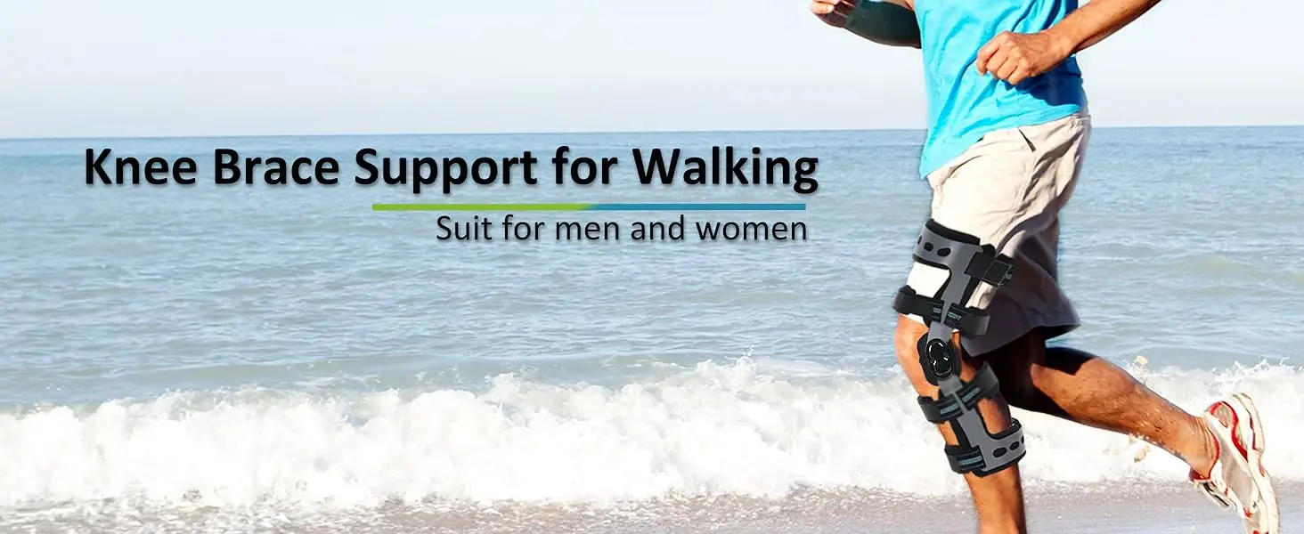 Description Picture 3 of itemKnee Brace for ACL/MCL/PCL/Ligament Injury, Meniscus Tear, Joint Pain Relief - Functional ACL Knee Support Brace for Men & Women