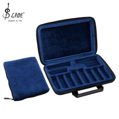 SLADE Handbag Universal For Soprano/Alto/Tenor Sax Clarinet Flute Head Mouthpiece Box Can Store 12Pcs Storage Musical Fitting