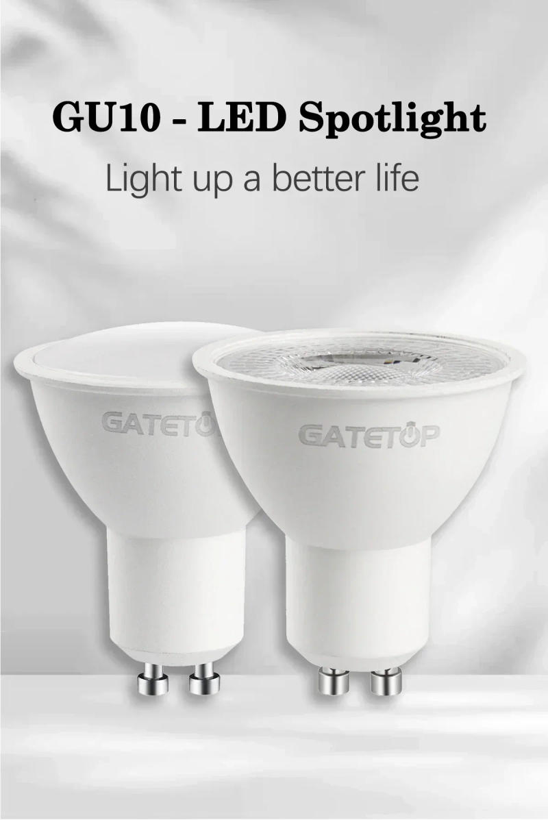 Description Picture 2 of item5pcs LED GU10 Spot Light 5W 6W 7W 8W 9W Bulb No Fliker GU10 AC220V 120V Replace 40W Halogen Lamp for Home Lighting Derection