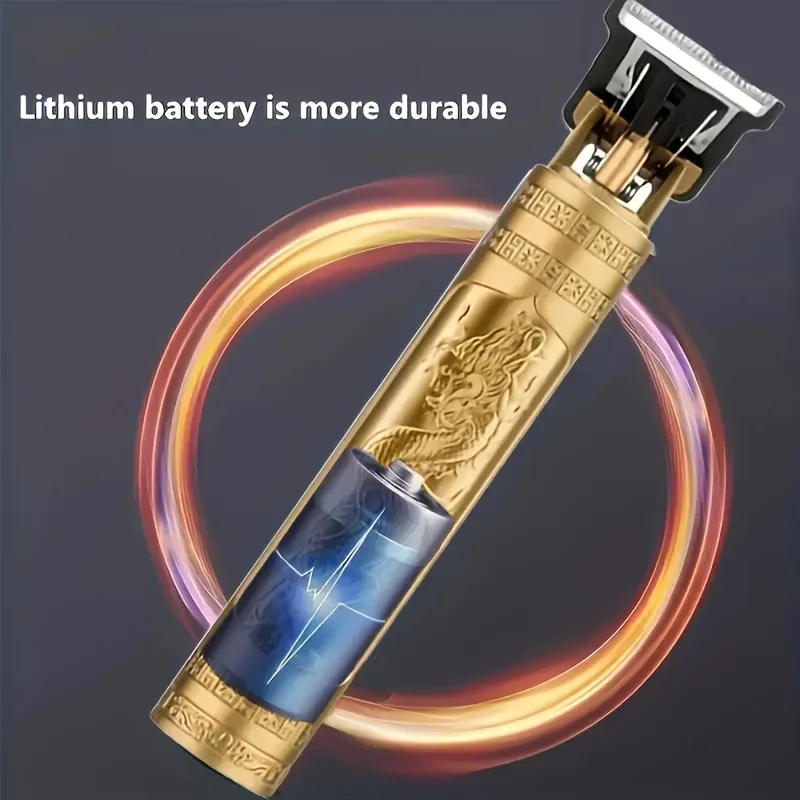 Description Picture 2 of itemUSB Rechargeable Hair Clipper Trimmer, Barber Professional Electric Hair Trimmer Beard Shaver, Gifts For Men, Father's Day Gift