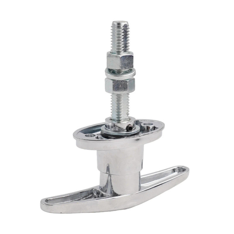 Description Picture 3 of item1pcs Garage Lock Door Handle With Keys Zinc Alloy Combination Door Lock Hardware Lock Mechanisms T Handle For Truck Garage Door