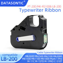 NEW PT-200BK MK-RS100B LB-200 For Canon Cable ID Printer Mk2600 Mk2500 Mk2100 Mk2000 Mk1500 Mk1100 Mk1000 Ink Typewriter Ribbon