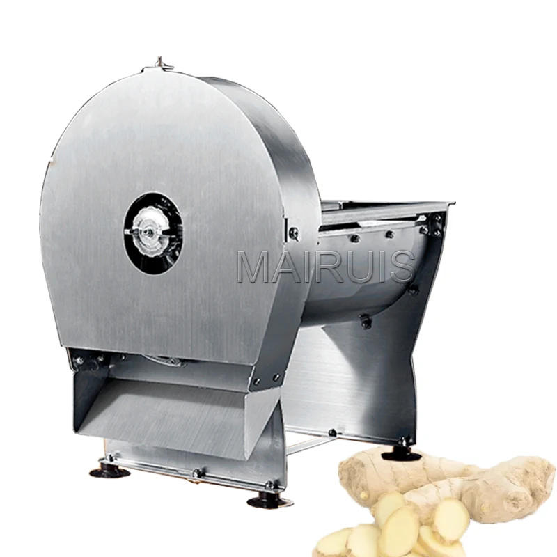 Description Picture 3 of itemCommercial Electric Fruit Vegetable Slicer Potato Radish Lemon Slicing Machine Vegetable Cutter