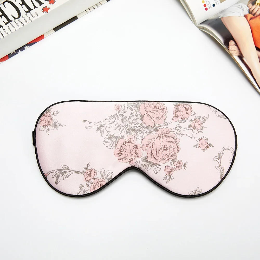 Description Picture 3 of itemMulberry Silk Sleep Aid Mask 100% Natural Mulberry Soft eyeshade Smooth Sleeping Aid Eyeshade Eyes Cover Patch Comfort Blindfold