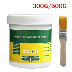 300g/500g Waterproof Agent Transparent Invisible Coating Sealant Bathroom Leak-Free Paste Glue Repairing Roof Glue With Brush