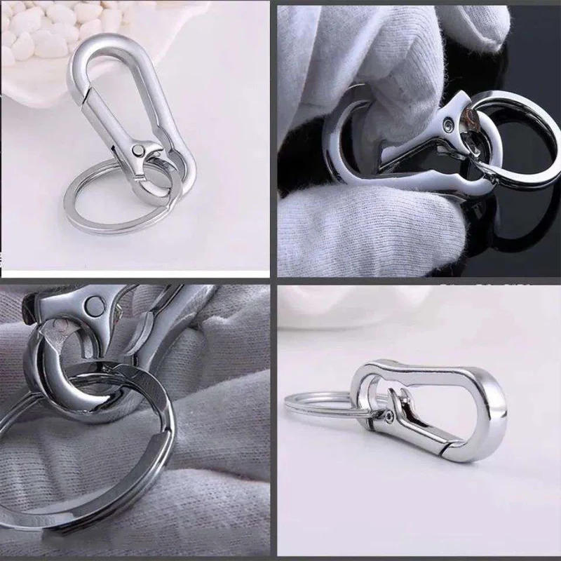 Description Picture 4 of item1/5PCS Gourd Buckle Keychain Climbing Hook Car Keychain Strong Carabiner Shape Keychain Accessories Metal Vintage Key Chain Ring